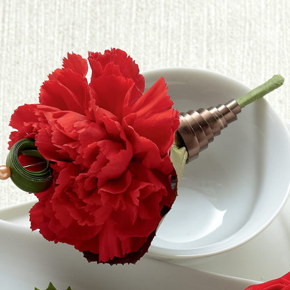 Red Carnation Boutonniere –  West Hollywood Florist, West Hollywood CA