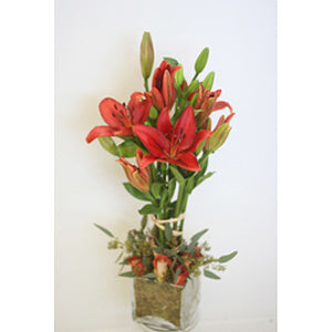 Lily Tree Floral Arrangement