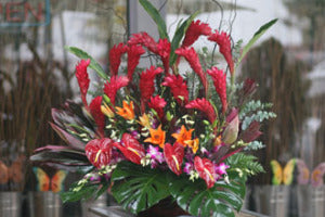 Tropical Sunset Flower Arrangement