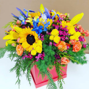 Bright and Spicy Floral Box