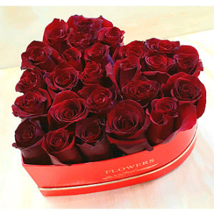 Heart Rose Box